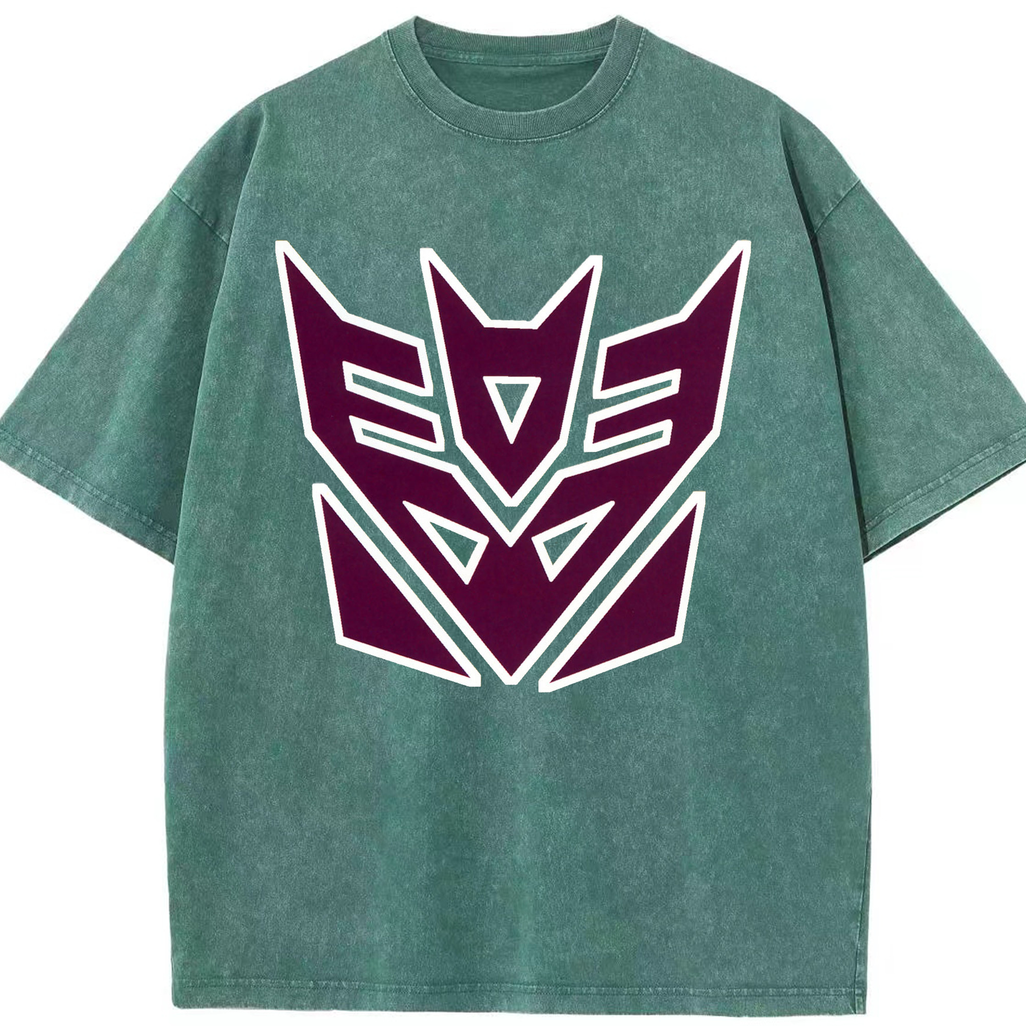 （画像用）  綿100% ヴィンテージ風 半袖Tシャツ（フロントプリント）